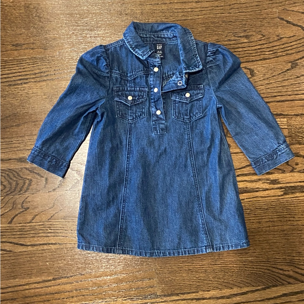 Gap Baby Western Style Denim Dress